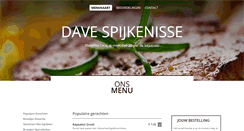 Desktop Screenshot of dave-spijkenisse.nl